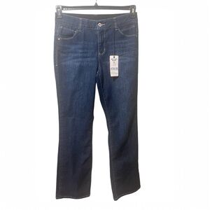 Jag Jeans Caroline Blue Tummy Control Mid Rise Bootcut Dark Wash Jeans 14/32 NWT